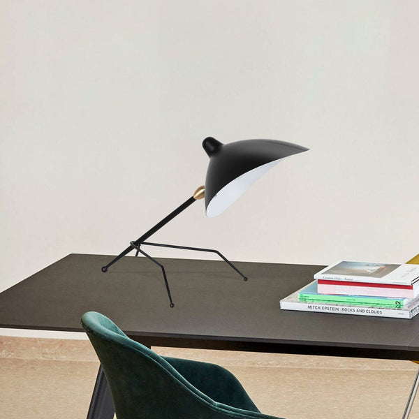 Parisse Duckbill Mussel Tripod Table Lamp