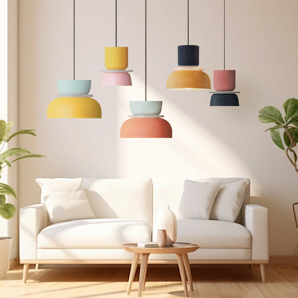 Lucie Color Block Nordic Pendant Light