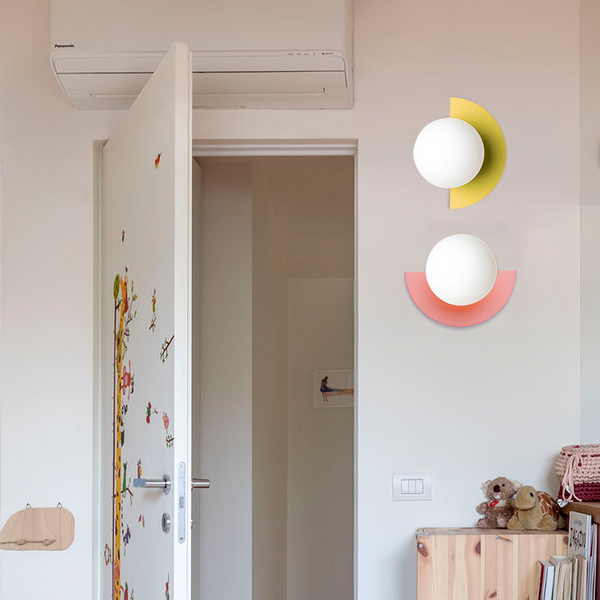 Linus Minimalist Colorful C.Wall Lamp