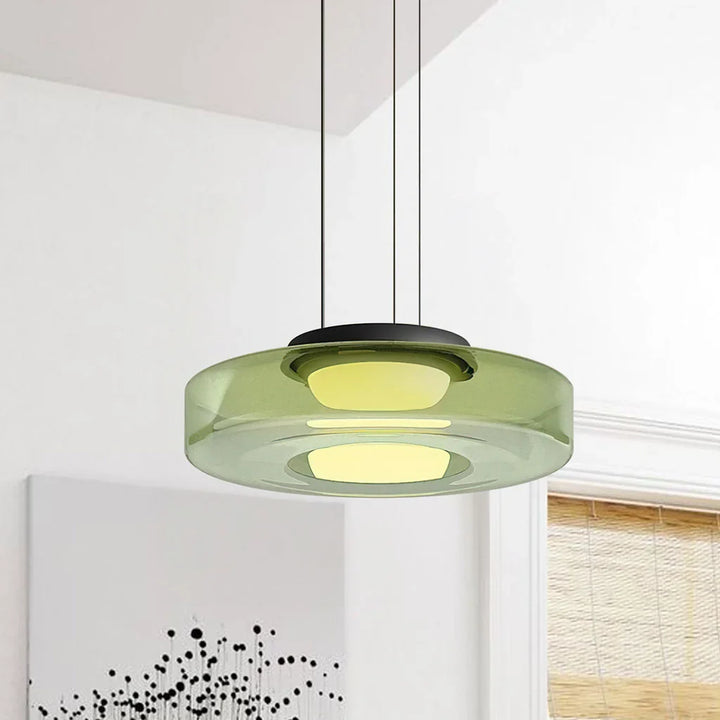 Jonas Creative Glass Pendant Light green 1layer