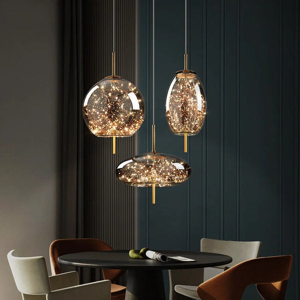 Venus Creative Starry Sky Bedroom Pendant Lamp