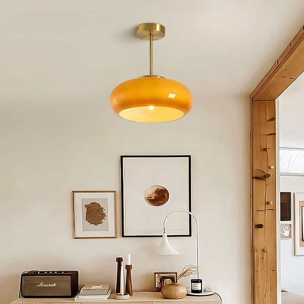 Veda Bauhaus Round Ceiling Light